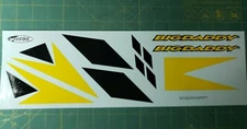 Estes Big Daddy Decal Sheet - Big Waterslide Decals!