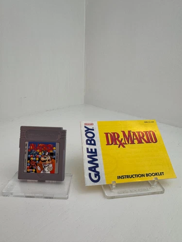 Dr. Mario (Nintendo Game Boy, 1990) with manual
