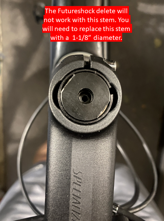 Rigid Future Shock Replacement Roubaix, Sirrus, Diverge (Version