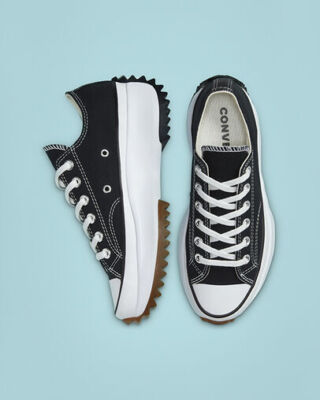 NEW Converse Chuck Taylor Run Star Hike Platform Black White