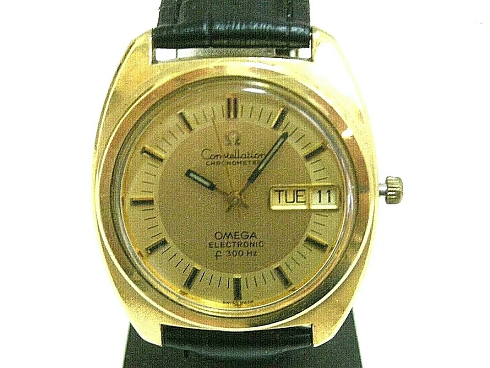 OMEGA CONSTELLATION CHRONO ELECTRONIC F300HZ WATCH, GENTS, ST-ST G/P 80 MIC, DD - Imagen 1 de 4