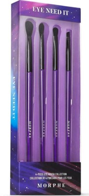 Morphe Eye Need It Brush Set 4 Piece Eyeshadow Brushes NEW IN BOX