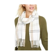 Cejon Plaid Fringe Italian Scarf (444)