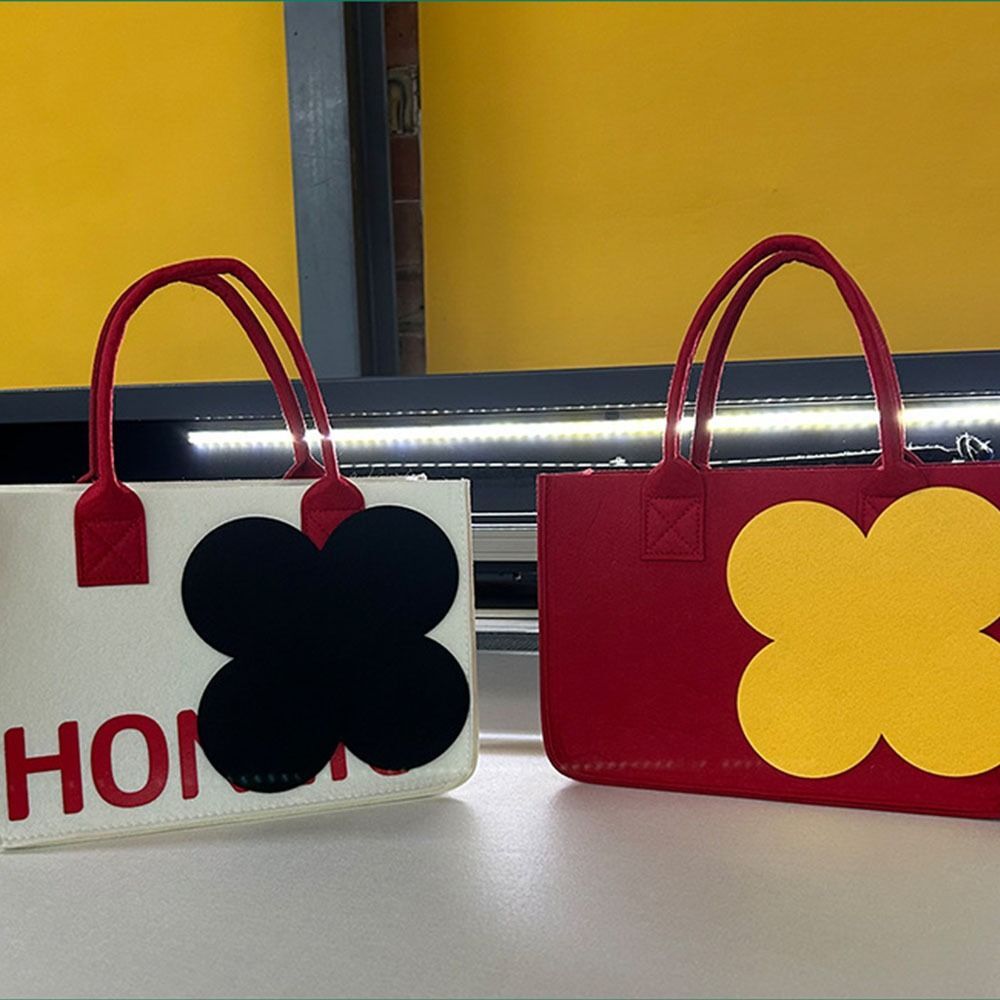 Multifunction Felt Shoulder Bag Flower Pattern Crossbody Bags Shopping eBay