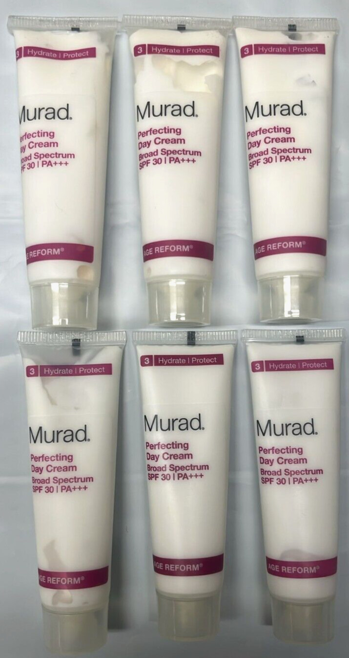 6x Murad Perfecting Day Cream Anti-Aging Moisturizer SPF 30 