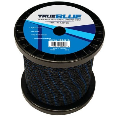 Stens True Blue Starter Rope 5/32'' Diameter, 100' Length, 5 Size Remains soft