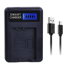 Compact USB Charger for Rebel T6i 750D 800D LCD Screen, for Travel