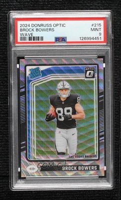 2024 Donruss Optic Rated Premium Box Set Wave Prizm Brock Bowers Rookie RC 06p2