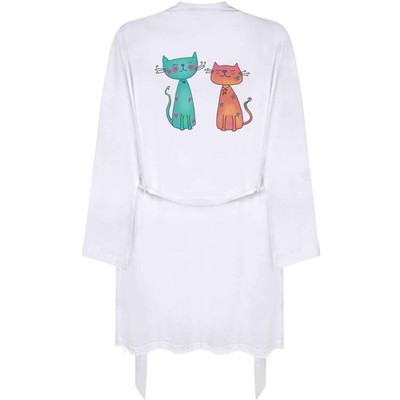 Morgenmantel/Morgenmantel für Erwachsene ''süße Katzen'' (RO00135782)
