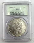 1883-O Morgan Silver Dollar PCGS MS63