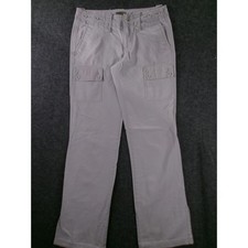 American Eagle Pants Women 4 Beige Cargo Utility Streetwear Vintage Y2K