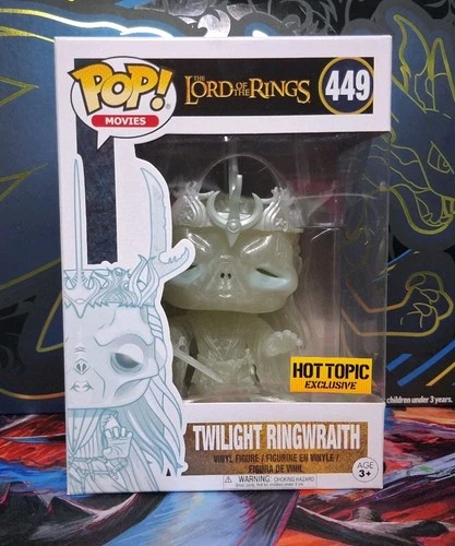 Funko POP Lord of the Rings Twilight Ringwraith Glow #449 Hot Topic Exclusive