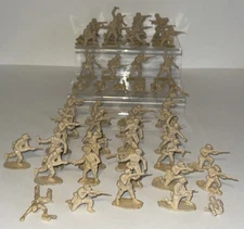 Vintage Lot of 50 Painted Army Men Toy Soldiers