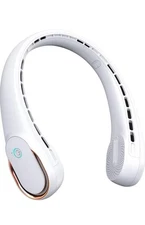 FrSara Neck Fan Portable Fan Strong Wind Upgraded 5200mAh Upgraded Air Volume O3