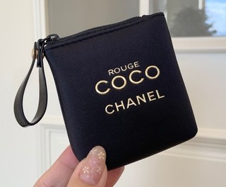 Chanel Beaute Black Portable Mini Coin Purse Bag VIP Gift with box