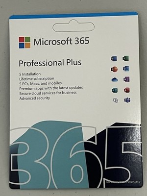Microsoft 365 Pro Plus-5 Device LifetimeLicence - USB Pack 