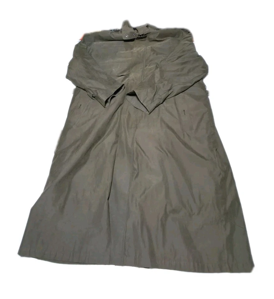 Vintage Towne London Fog Trench Coat Duster 90s Men’s Safari Jacket Reg 46L Ex - Image 3 of 4