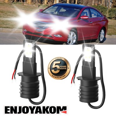 For Hyundai Sonata 1999-2001 LED Fog Light Bulb Conversion Kit High Power 6000K