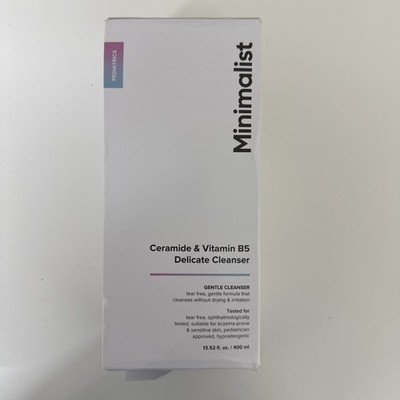 Minimalist Ceramide And Vitamin B5 Delicate Cleanser (excema Prone Skin)