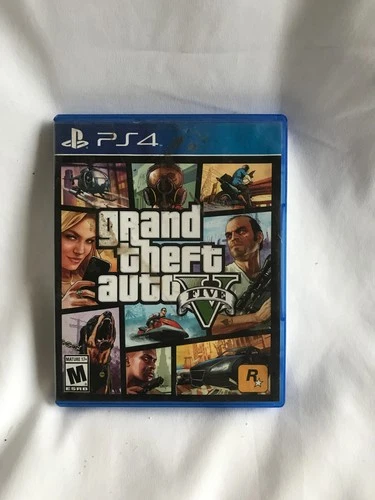 Grand Theft Auto V PS4 Complete w/ Map GTA 5 Rockstar