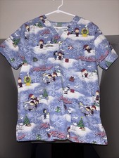 Peanuts Scrub Top Size Adult Medium
