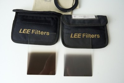 LEE Filters 100x150mm Hard-Edge GND Set (0.6 & 0.9) + 77mm Adapter + LEE Pouch