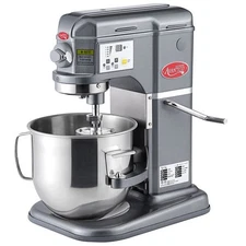 Avantco Dark Gray 8 Qt. Bowl Lift Countertop Mixer - 120V - Missing Hook/Beater