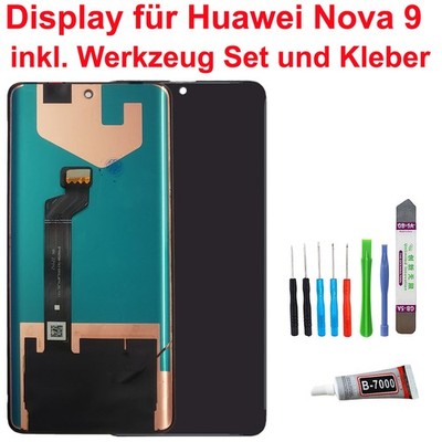 Display für Huawei Nova 9 NAM-AL00 LCD Bildschirm TouchScreen Schwarz + TOOL