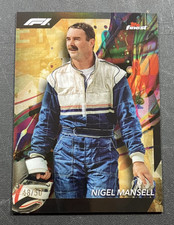 /50 Gold Refractor Nigel Mansell #85 - 2024 Topps Finest Formula 1 F1 Card  MINT