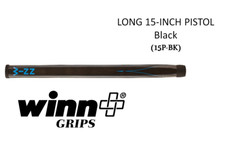Winn putter grip Long 15-Inch Pistol  Black 15P-BK 