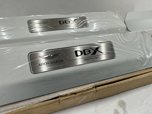 20-22 Aston Martin DBX Door Sill Scuff Plates Door Aluminum Set Billet F R OEM - Picture 3 of 12