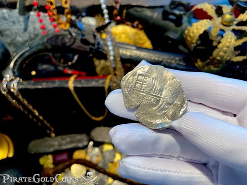 SPAIN DATED 162X 8 REALES SILVER 21gm PIRATE SILVER COINS SHIPWRECK TREASURE - Picture 7 of 12