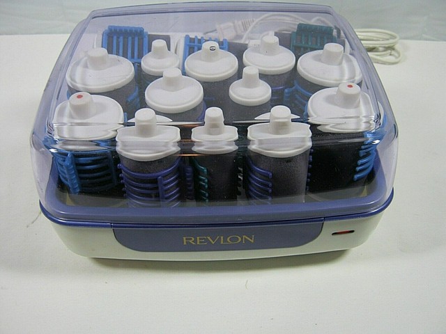 Revlon Travel Ultrasetter Hot Hair Rollers Curlers Jumbo Velvet