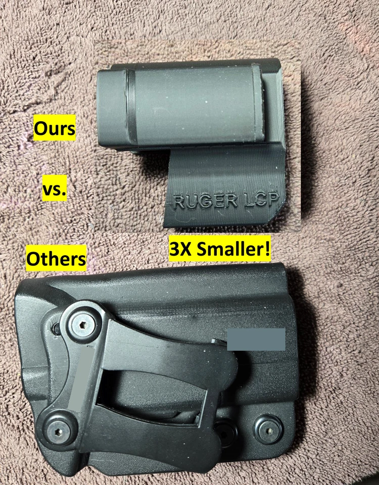 Funda Ruger LCP, LCP II LCP II 22LR LCPMAX 380 IWB en cintura ocultar llevar Foto 3 de 4