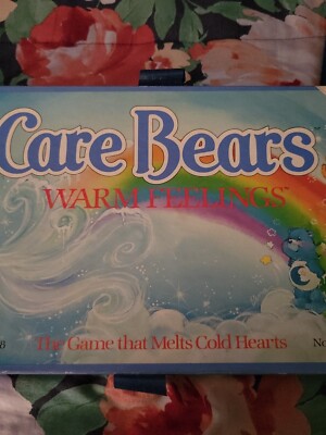 VINTAGE 1984 CARE BEARS WARM FEELINGS 100% COMPLETE BOARD GAME PARKER BROTHERS