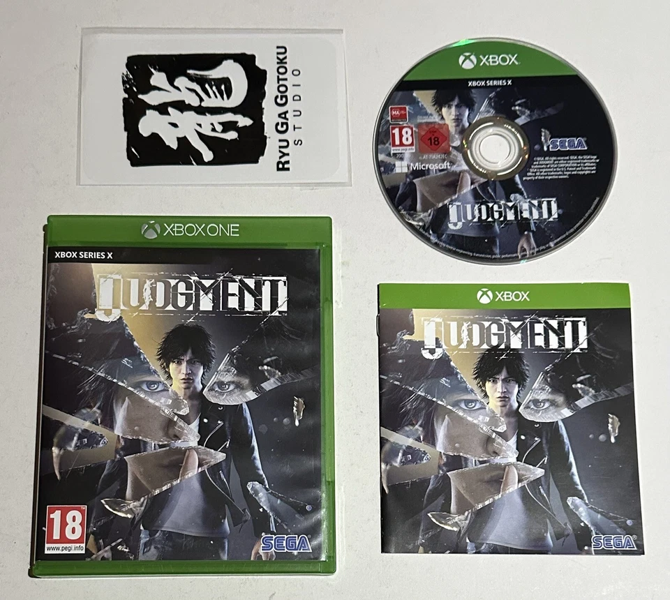 Judgment Standard Edition Microsoft Xbox Series X Only Complete PAL Sega