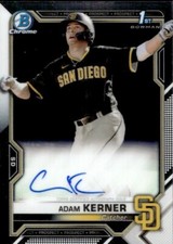 2021 Bowman Chrome Prospect Autographs Adam Kerner