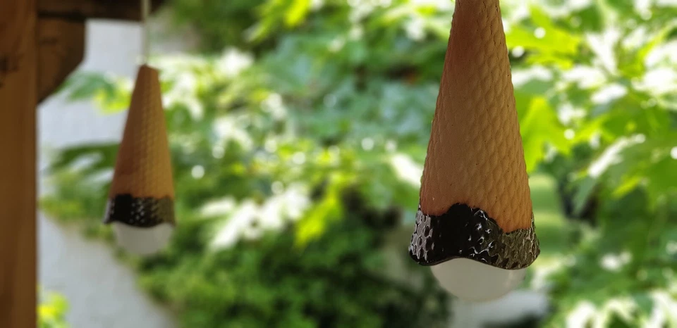 BUY 12 PAY 10 Handmade ceramic ice cream  lamp fixture - Image 4 of 4