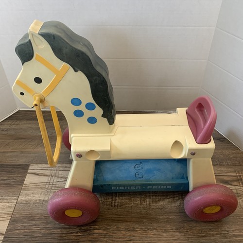 Vintage Fisher Price 1976 Ride On Horse Made In USA - Picture 5 of 8