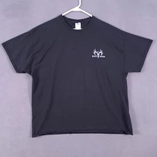 Buck Wear T Shirt Mens 2XL Black Smoke Em Deer Hunting Casual Cotton Stain