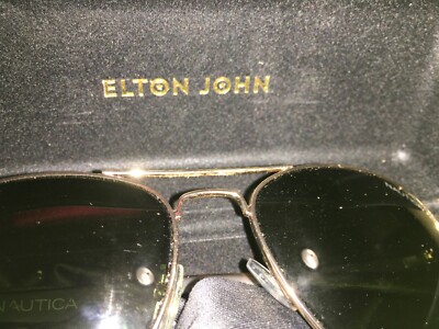 Elton John - Black and Gold - Eyeglass Hard Case - W  display picture 3