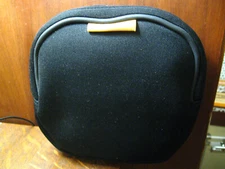 ✈️ United Airlines Vintage Tulip Logo CD Case Amenity Kit - Black Toiletry Bag