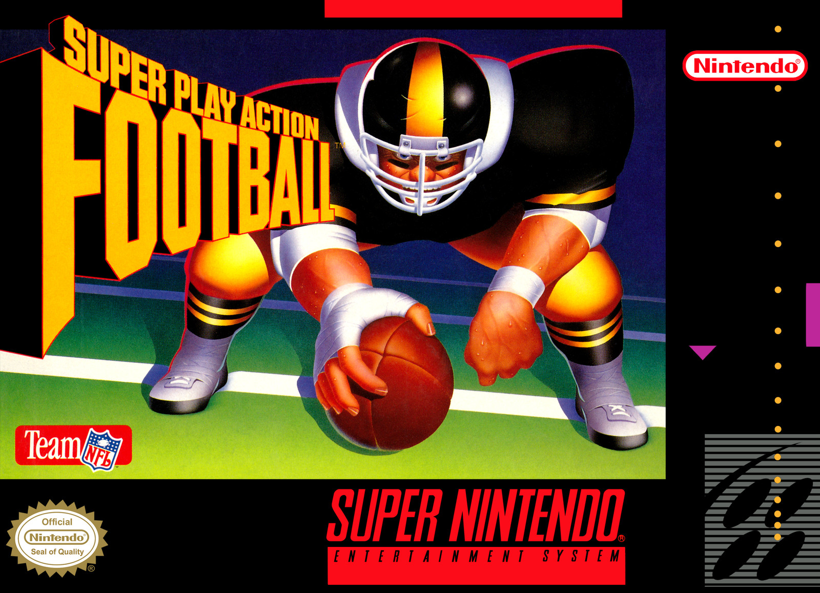 Super Play Action Football SNES Super Nintendo Entertainment