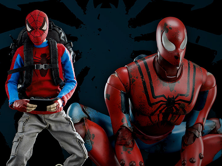 THREEA Marvel Peter Parker & Spiderbot Spider-man Set NEW Ashley