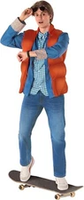 Men`s Back to the Future Costume Adult Marty McFly Outfit Time Traveller M - 3XL