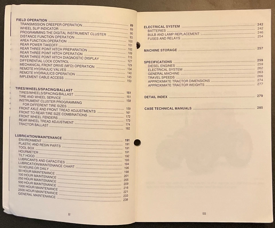 CASE-IH MX80C, MX90C, MX100C Operators Manual Don9-80590. 1998 Original - Image 3 of 4