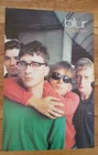 BLUR  Just Seventeen centrefold  magazine POSTER  16x11 inches