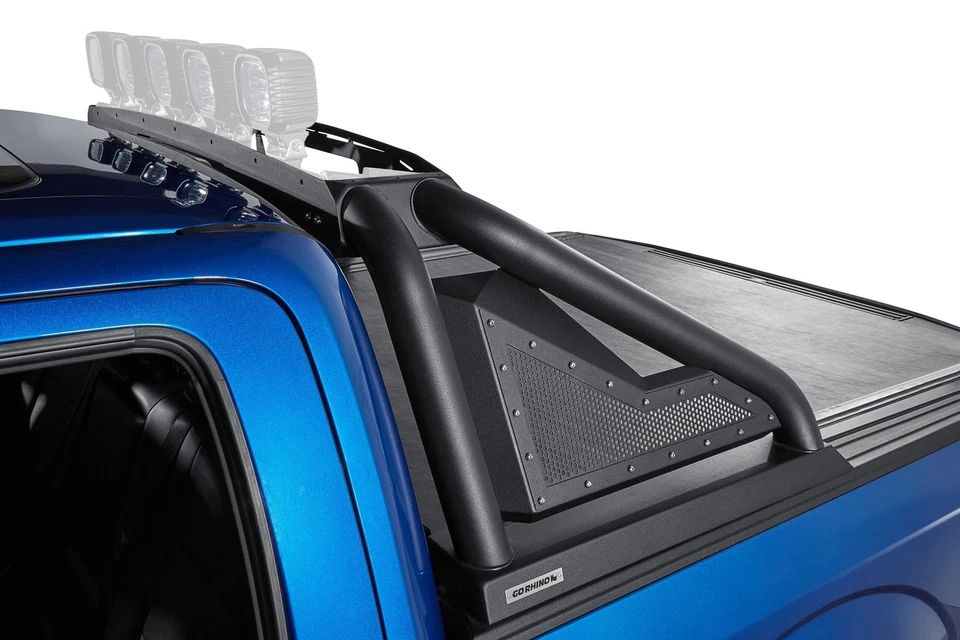 For Chevy Silverado 1500 19-24 Go Rhino Textured Black Mild Steel Sport Bar 2.0 Foto 2 de 4