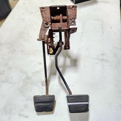 C3 Corvette Clutch and Brake Pedal Assembly 4 Speed Manual USED RUSTY