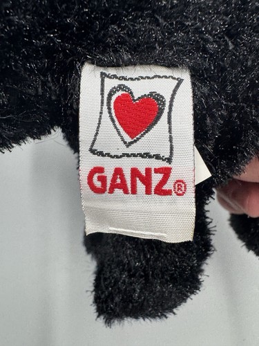 Ganz Webkinz Black Cat Stuffed Animal Plush Toy HM135 8” Kitten No Code - Picture 10 of 14